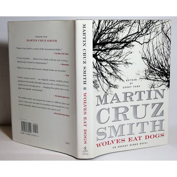 WOLVES EAT DOGS Martin Cruz Smith HARDCOVER BOOK 1999 First Edition 1st Print! - Picture 2 of 4